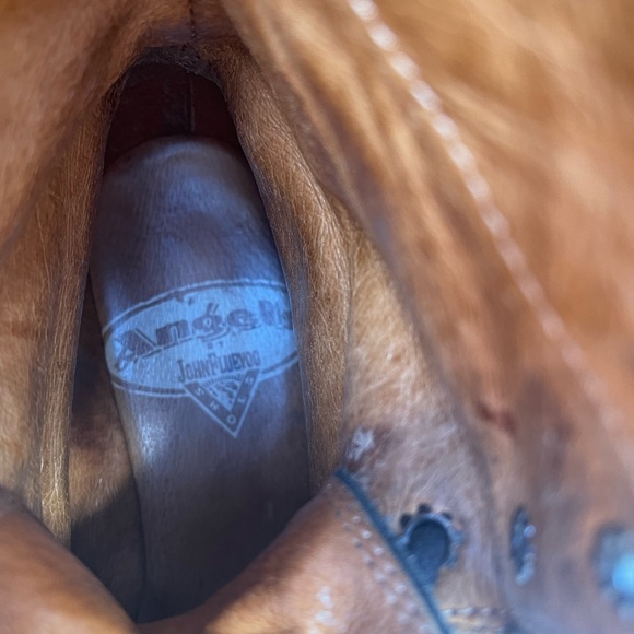 John Fluevog Oxblood Leather Vintage Lace Up Boots - Picture 11 of 11